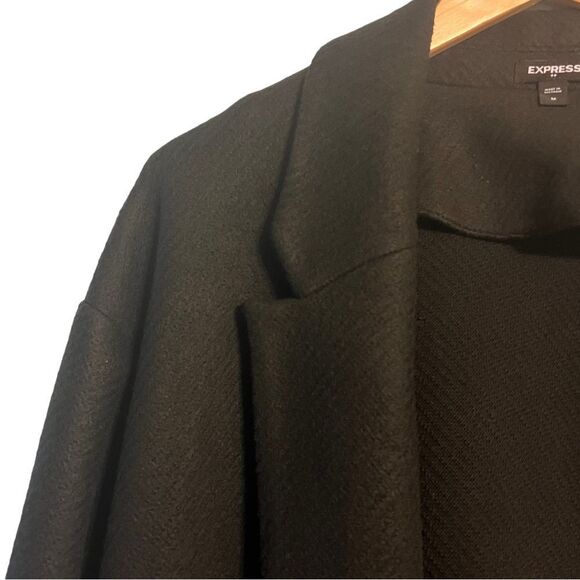 EXPRESS blazer for layering in cooler weather. Black Sz Medium women EUC - Picture 11 of 14